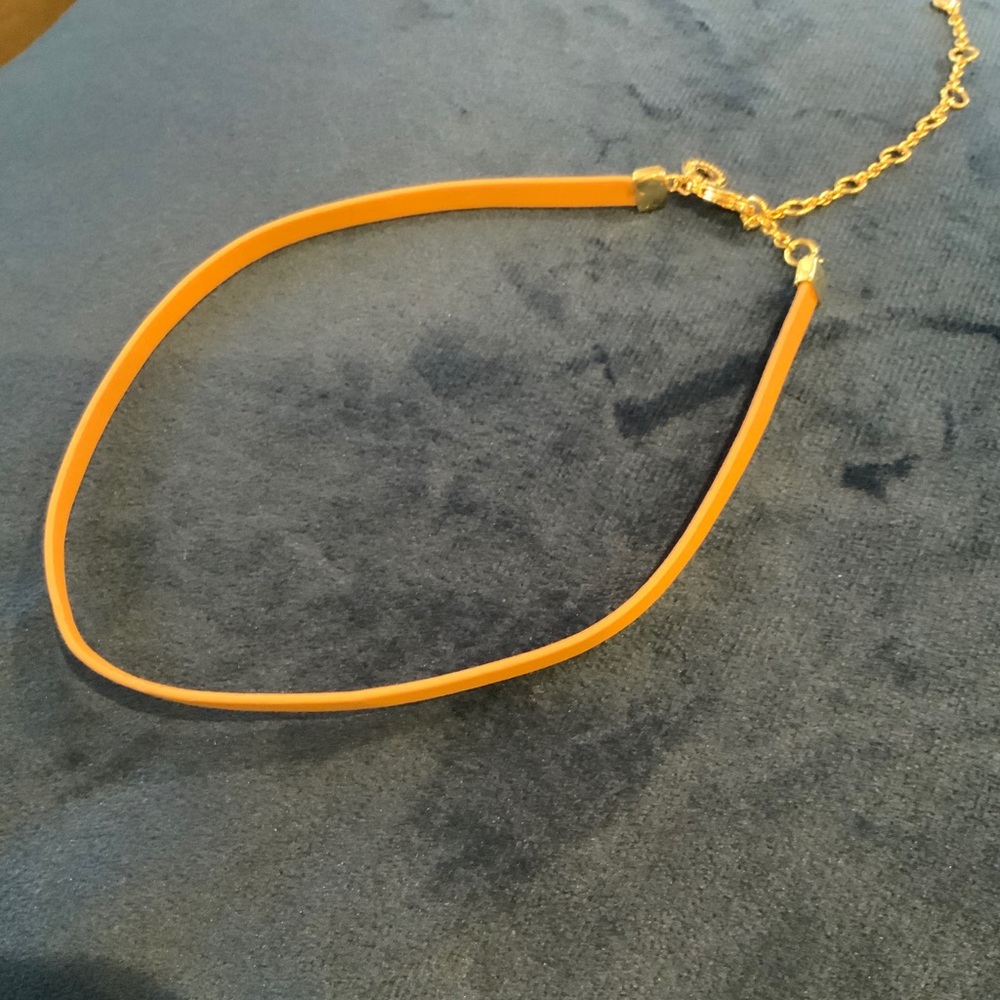 CZ By Kenneth Jay Lane 14K Gold Choker Necklace